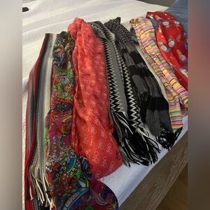 7 ladies scarfs